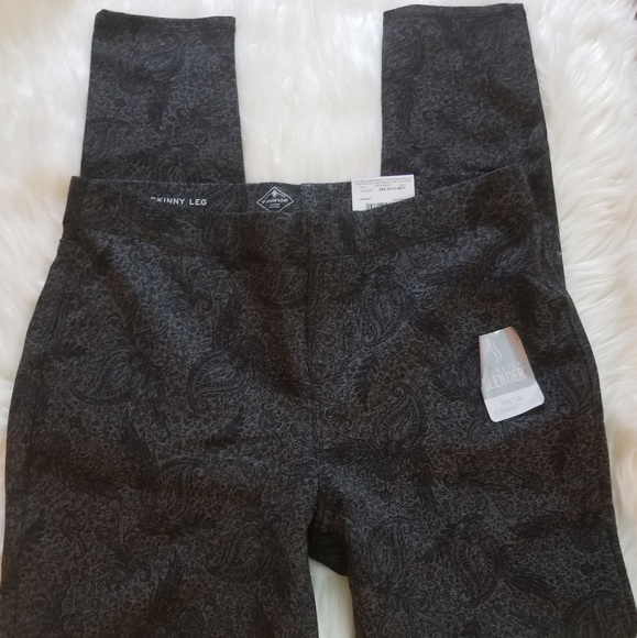 st john's bay skinny leg pants